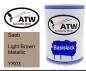 Preview: Saab, Light Brown Metallic, YR03: 500ml Lackdose, von ATW Autoteile West.